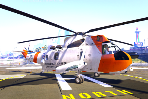 Norwegian SeaKing Helicopter - SAR
